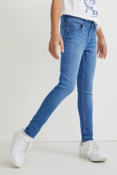 Kids Girls - Super skinny jeans - jeansblauw