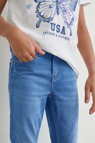 Kids Girls - Super skinny jeans - jeansblauw