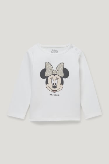 Nadó nena - Paquet de 2 - Minnie Mouse - pijama per a nadó - 4 peces - rosa clar