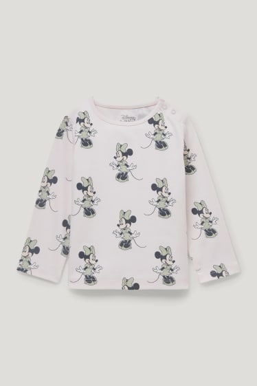 Nadó nena - Paquet de 2 - Minnie Mouse - pijama per a nadó - 4 peces - rosa clar
