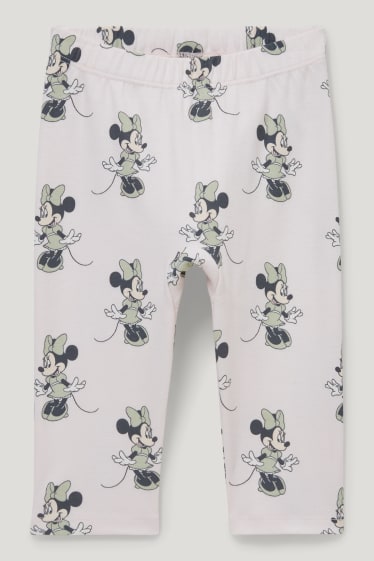 Nadó nena - Paquet de 2 - Minnie Mouse - pijama per a nadó - 4 peces - rosa clar
