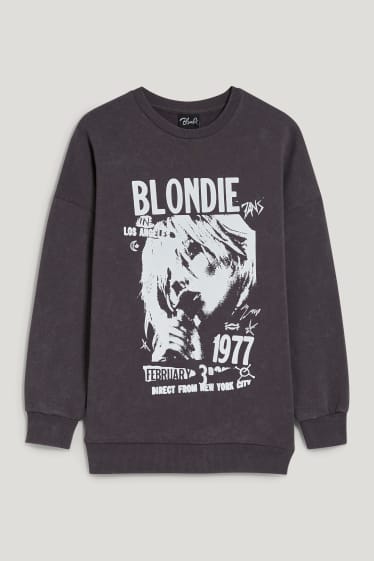 Clockhouse femme - CLOCKHOUSE - sweat - Blondie - gris foncé