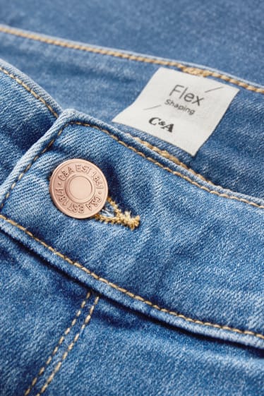 Kobiety - Slim jeans - średni stan - dżinsy modelujące - LYCRA® - dżins-jasnoniebieski