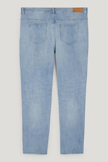 Femmes - Slim jean - high waist - jean bleu clair