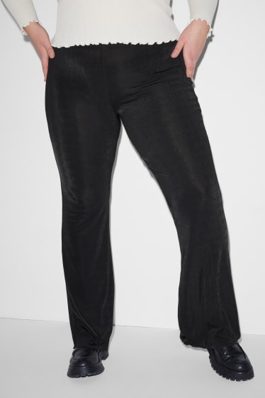 Donna - CLOCKHOUSE - pantaloni in jersey - relaxed fit - nero