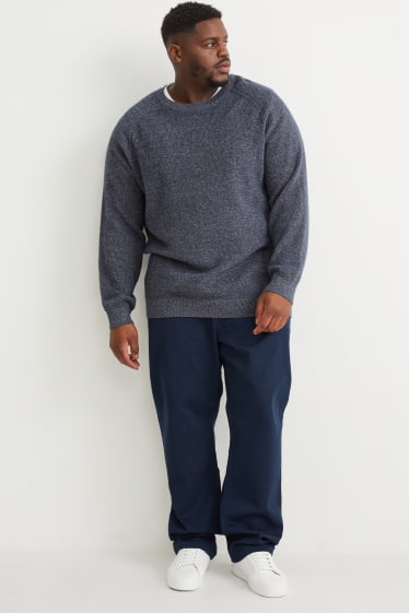 Caballero XL - Jersey - gris oscuro jaspeado