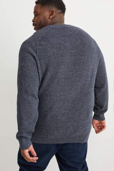Caballero XL - Jersey - gris oscuro jaspeado