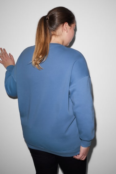 Women XL - CLOCKHOUSE - sweatshirt - Mickey Mouse - light blue