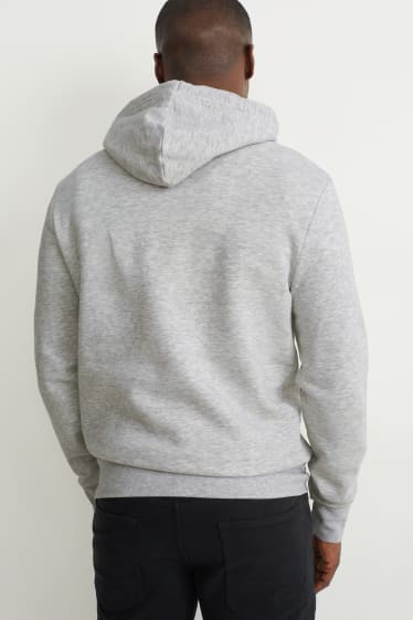 Hombre - Sudadera con capucha - gris claro jaspeado
