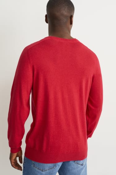 Herren - Pullover - rot