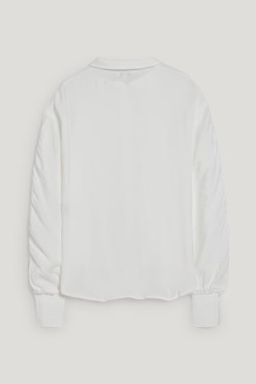 Damen - Bluse - weiß