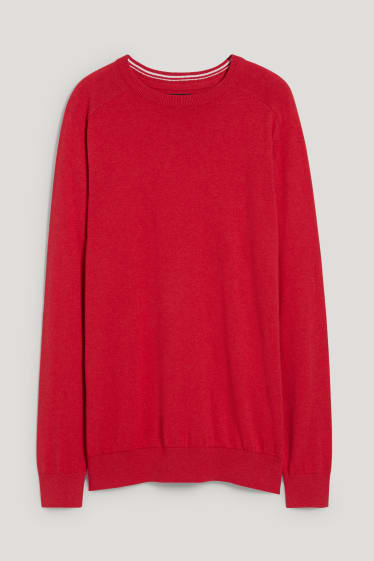Herren - Pullover - rot