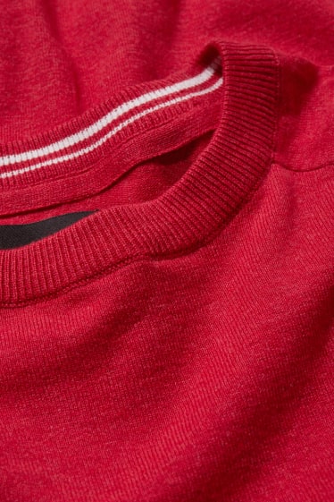 Herren - Pullover - rot