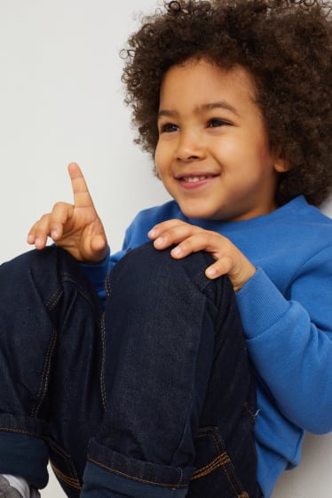 Toddler Boys - Set van 2 - slim jeans - thermojeans - jeansdonkerblauw