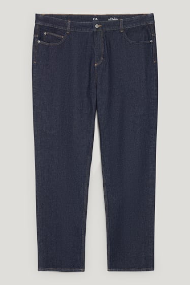 Dames - Straight jeans - high waist - LYCRA® - jeansdonkerblauw