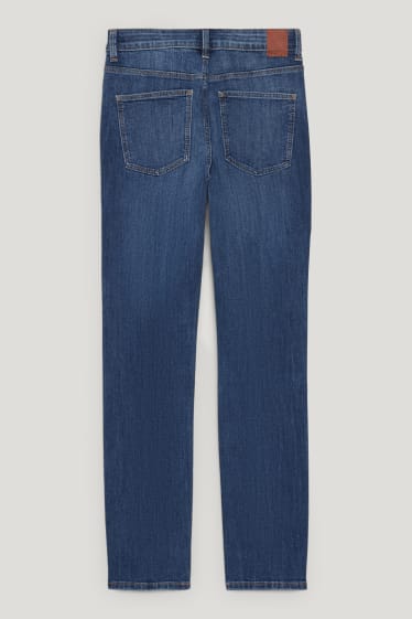 Dames - Slim jeans - high waist - jeansblauw