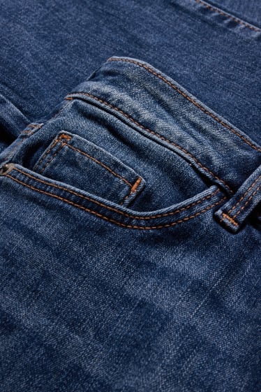 Dames - Slim jeans - high waist - jeansblauw