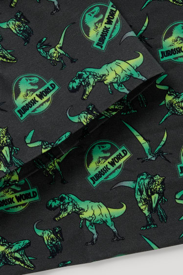 Niños - Jurassic World - set - gorro y bufanda tubular - 2 prendas - verde oscuro