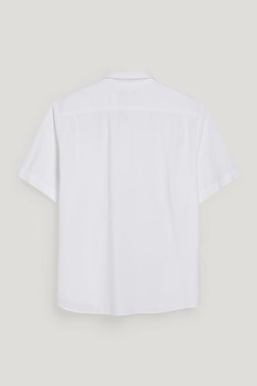 Herren XL - Oxford Hemd - Regular Fit - Button-down - weiß