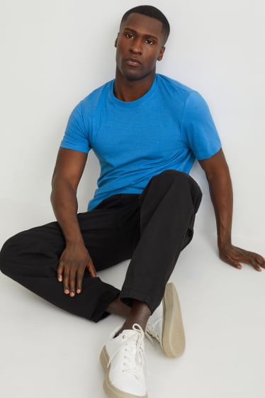 Heren - T-shirt - blauw