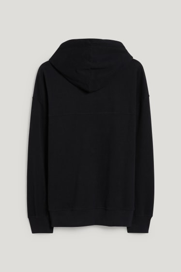 Hombre - Sudadera con capucha - negro