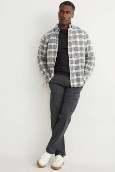 Hommes - Pullover - gris foncé