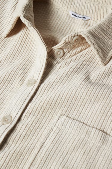 Clockhouse niñas - CLOCKHOUSE - blusa de pana - beige claro