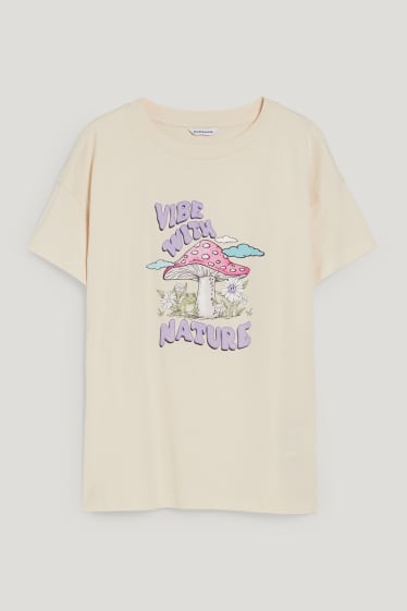 Clockhouse Girls - CLOCKHOUSE - T-Shirt - hellbeige