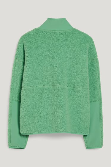 Femmes - Veste en peluche - vert clair