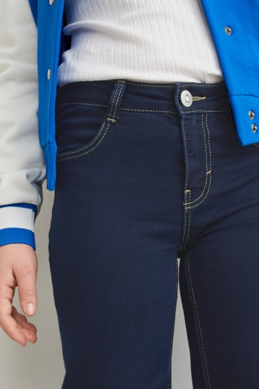 Kids Girls - Wide leg jeans - dżins-niebieski