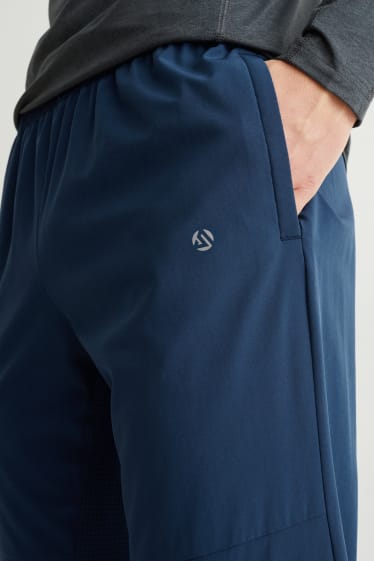 Hommes - Pantalon de sport - 4 Way Stretch - bleu foncé