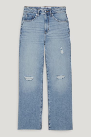 Clockhouse Girls - CLOCKHOUSE - loose fit jeans - vita alta - jeans azzurro