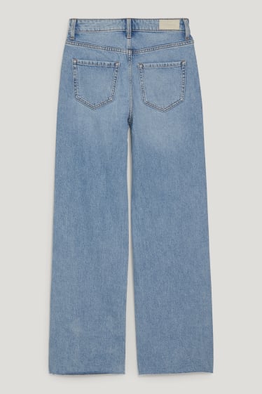 Clockhouse Girls - CLOCKHOUSE - loose fit jeans - vita alta - jeans azzurro