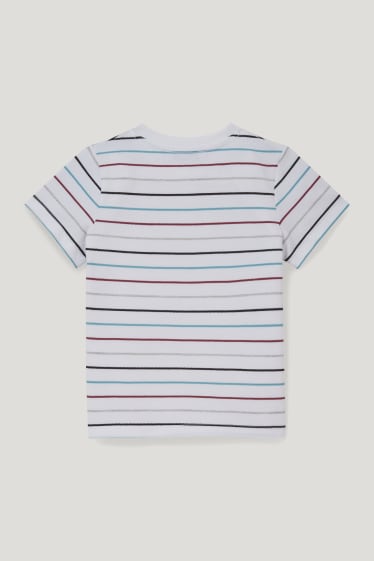 Toddler Boys - T-shirt - gestreept - wit