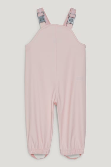 Bébé filles - Pantalon de pluie pour bébé - rose