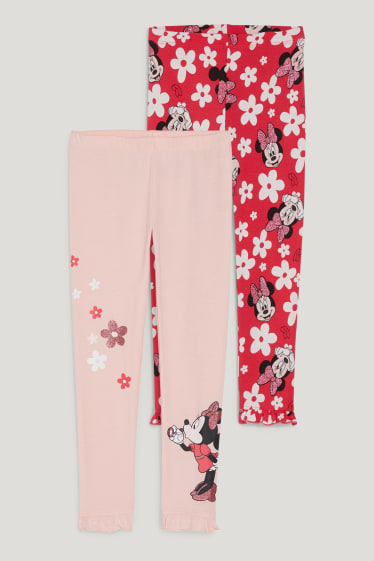 Toddler Girls - Confezione da 2 - Minnie - leggings - rosa