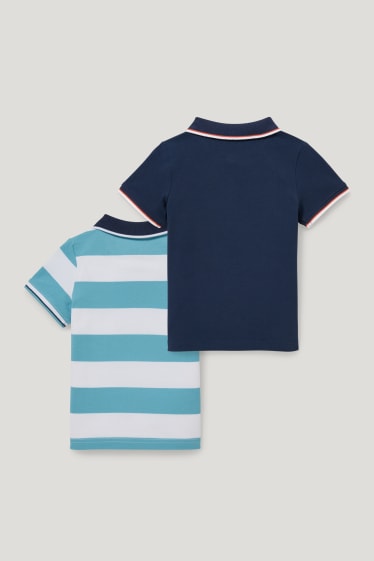 Toddler Boys - Multipack 2er - Poloshirt - dunkelblau