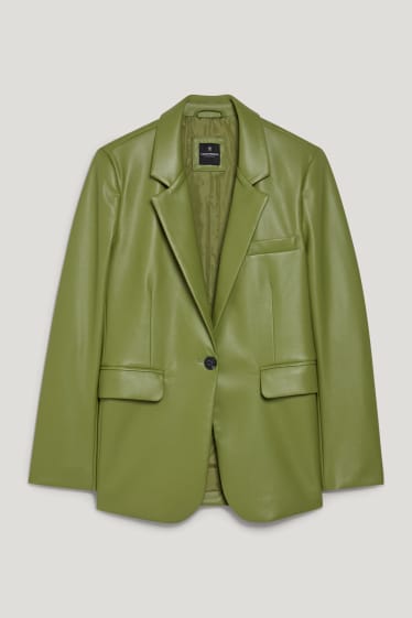 Clockhouse Girls - CLOCKHOUSE - blazer - similpelle - verde