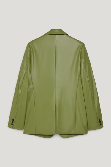 Clockhouse Girls - CLOCKHOUSE - blazer - similpelle - verde
