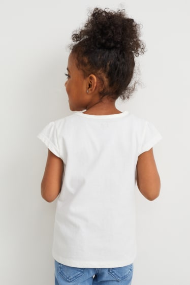 Toddler Girls - T-shirt - crème wit