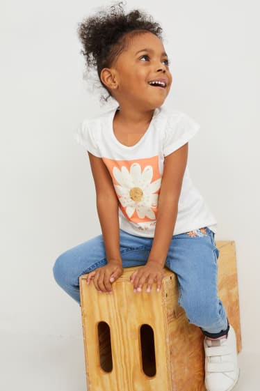 Toddler Girls - T-shirt - crème wit