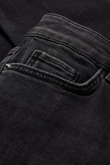 Dames - Slim jeans - high waist - LYCRA® - jeansdonkergrijs