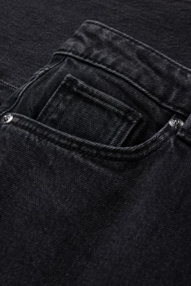 Damen - Mom Jeans - High Waist - LYCRA® - jeans-dunkelgrau