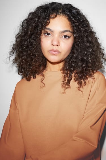 Clockhouse femme - CLOCKHOUSE - sweat - orange clair