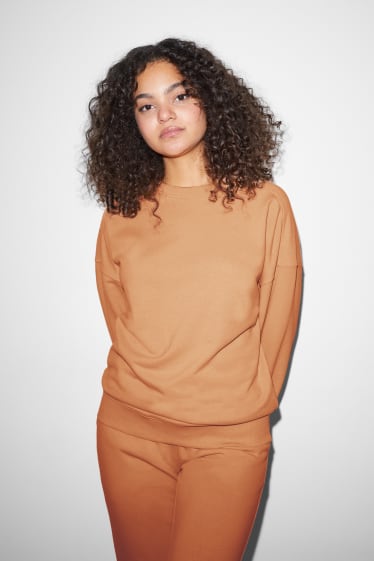 Clockhouse femme - CLOCKHOUSE - sweat - orange clair