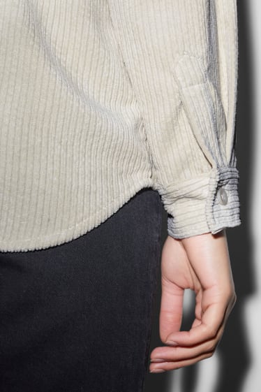 Clockhouse niñas - CLOCKHOUSE - blusa de pana - beige claro