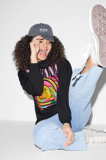 Clockhouse Girls - CLOCKHOUSE - Sweatshirt - Nirvana - schwarz