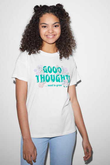Clockhouse Girls - CLOCKHOUSE - T-Shirt - weiss