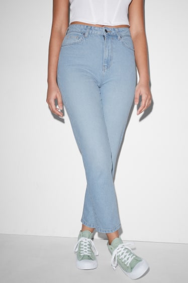 Clockhouse niñas - CLOCKHOUSE - mom jeans - high waist - vaqueros - azul claro