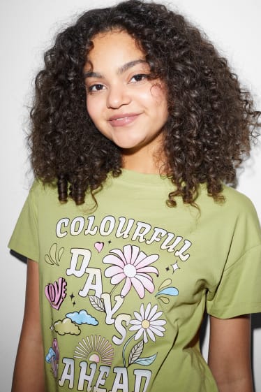 Clockhouse femme - CLOCKHOUSE - T-shirt - vert